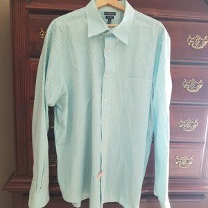 Croft & Barrow Striped L/S Shirt - 18 1/2  36/37